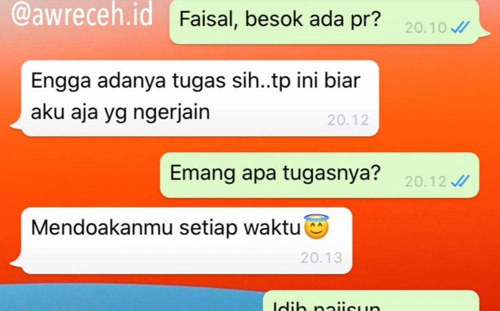 Detail Contoh Basa Basi Chat Nomer 16