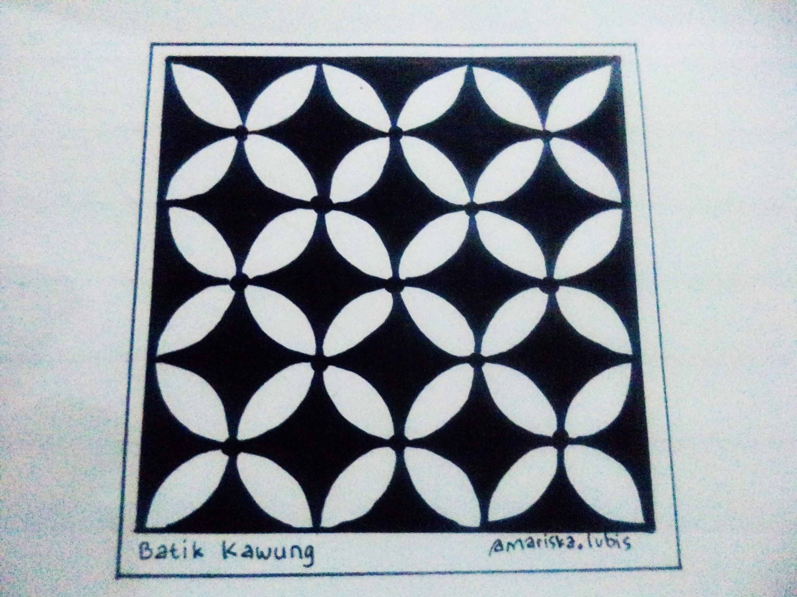 Detail Contoh Batik Kawung Nomer 25