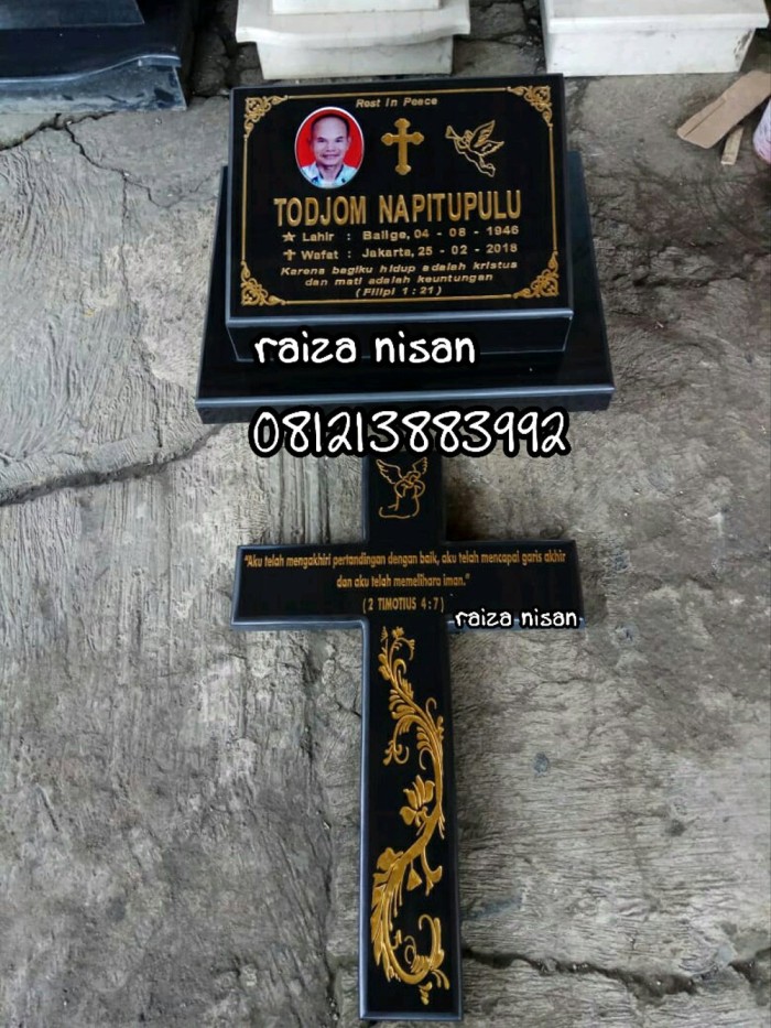 Detail Contoh Batu Nisan Katolik Nomer 25