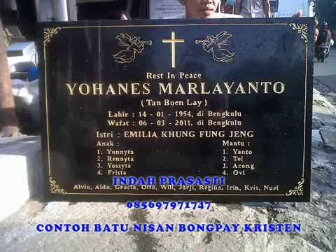 Detail Contoh Batu Nisan Katolik Nomer 54