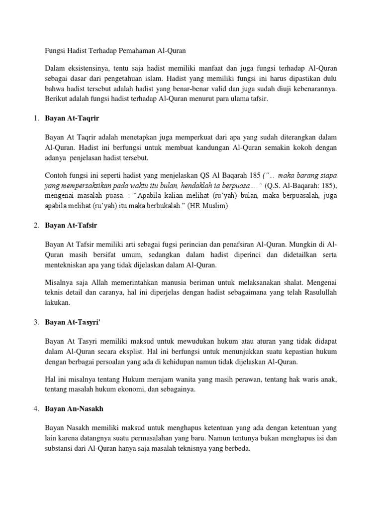 Detail Contoh Bayan At Tafsir Nomer 13