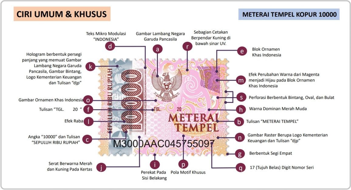 Detail Contoh Bea Materai Nomer 8