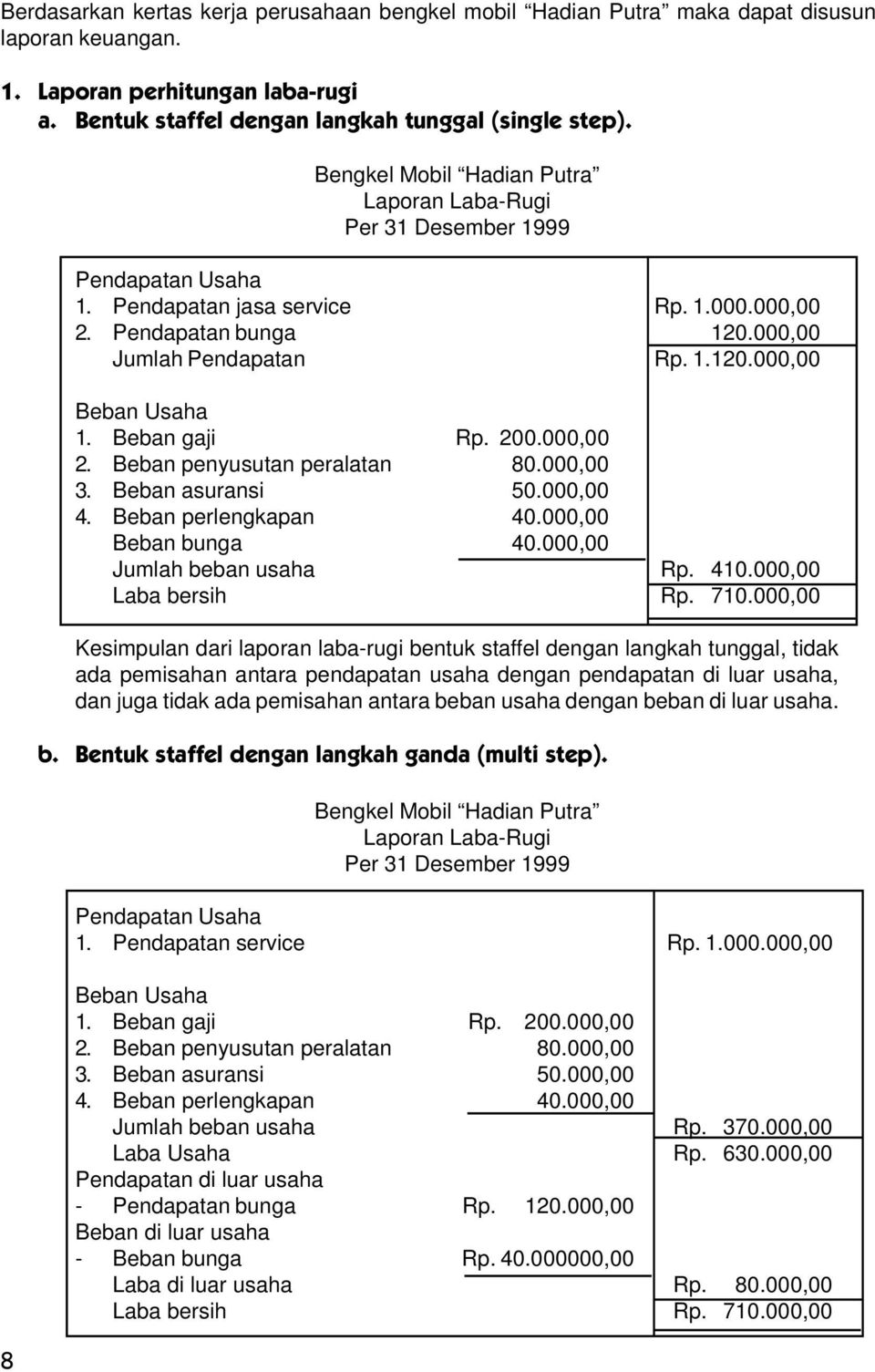 Detail Contoh Beban Usaha Nomer 26