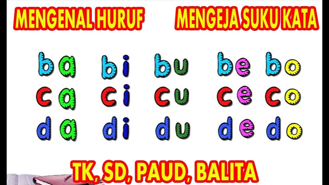 Detail Contoh Belajar Membaca Anak Tk Nomer 13