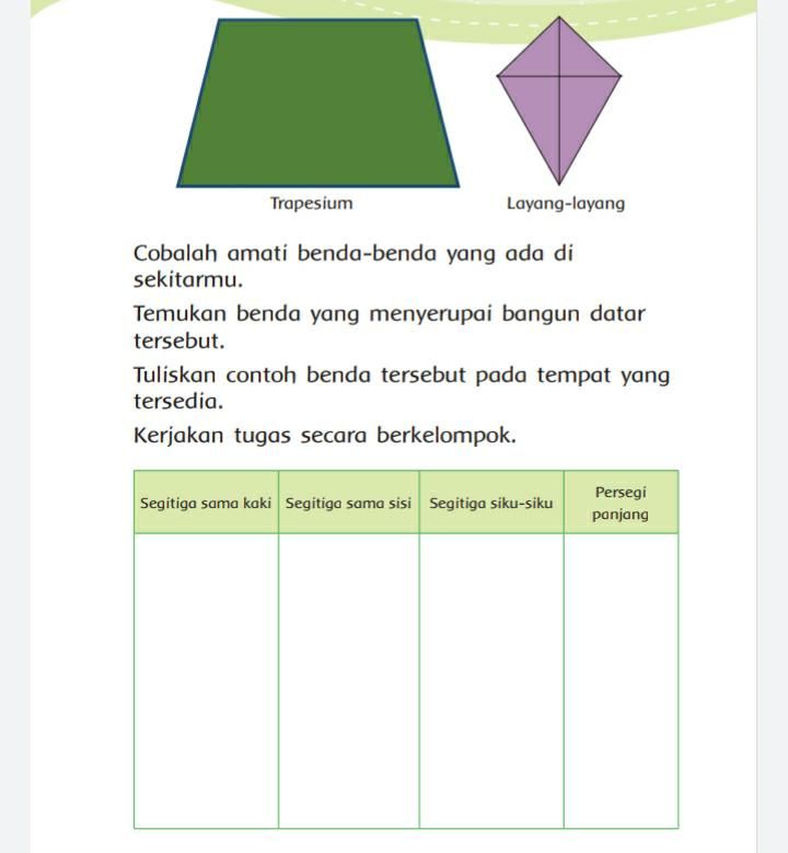 Detail Contoh Benda Berbentuk Bangun Datar Nomer 25