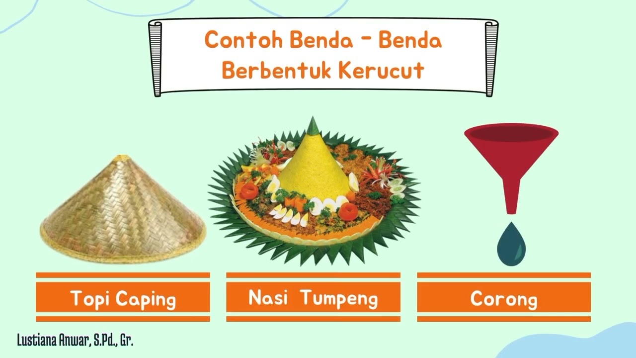 Detail Contoh Benda Berbentuk Kerucut Nomer 36