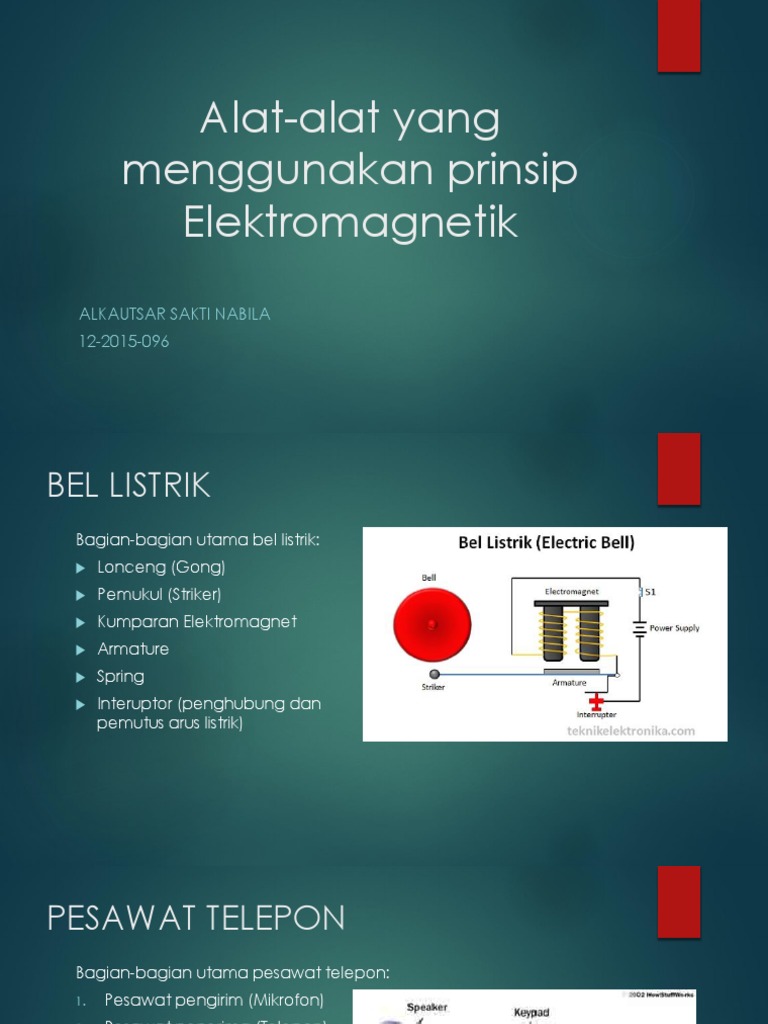 Detail Contoh Benda Elektromagnetik Nomer 3