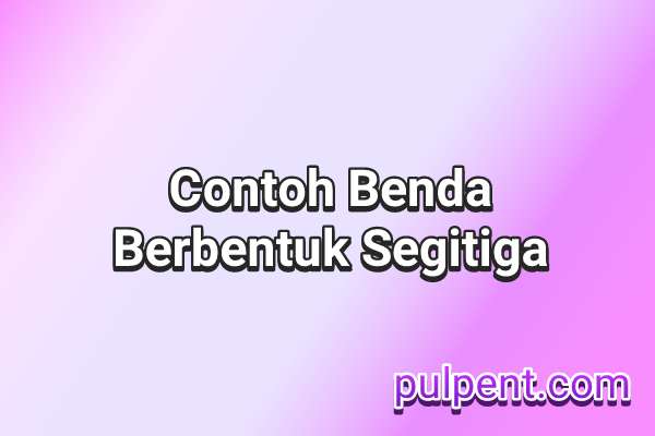 Detail Contoh Benda Jajaran Genjang Nomer 39