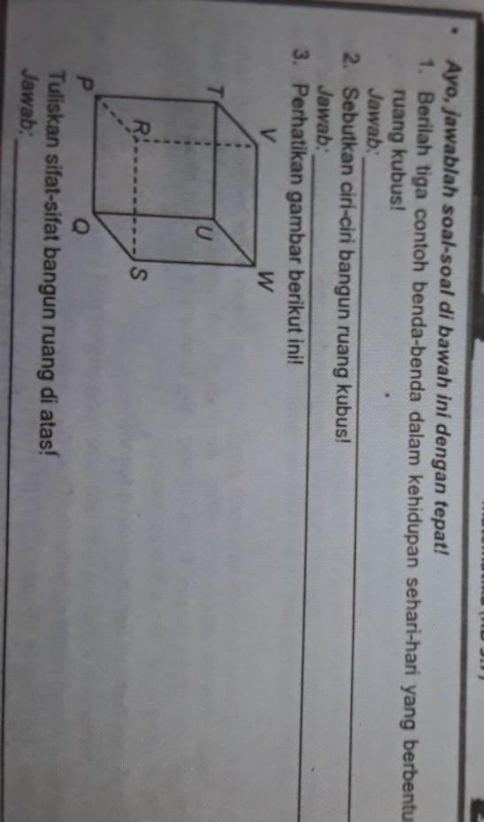 Detail Contoh Benda Kubus Nomer 49