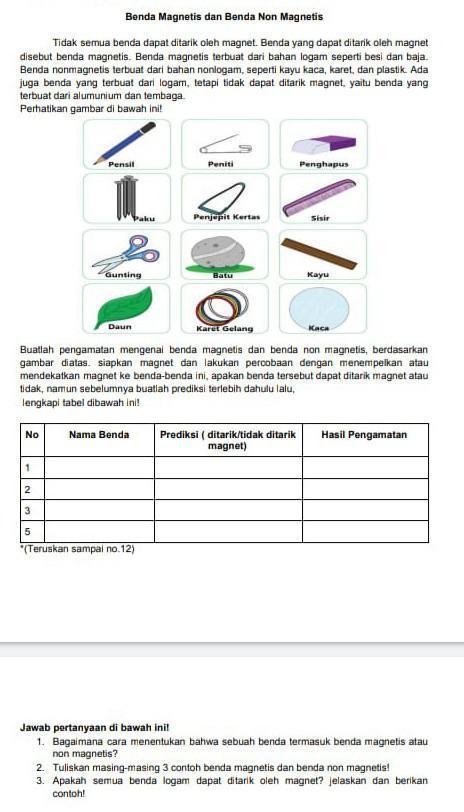 Detail Contoh Benda Magnetis Dan Nonmagnetis Nomer 33