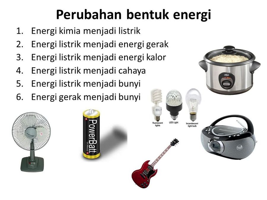 Detail Contoh Bentuk Energi Nomer 10