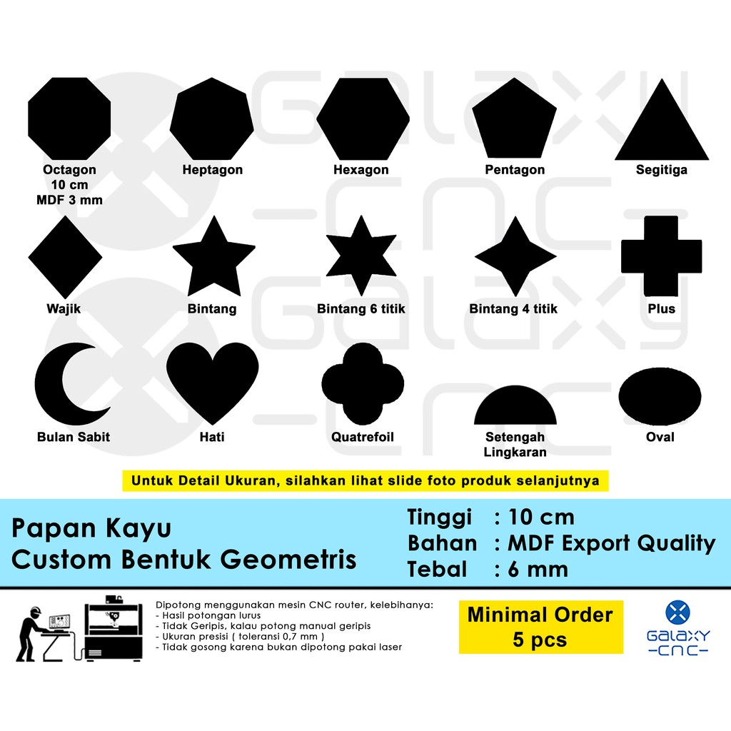 Detail Contoh Bentuk Geometris Nomer 10