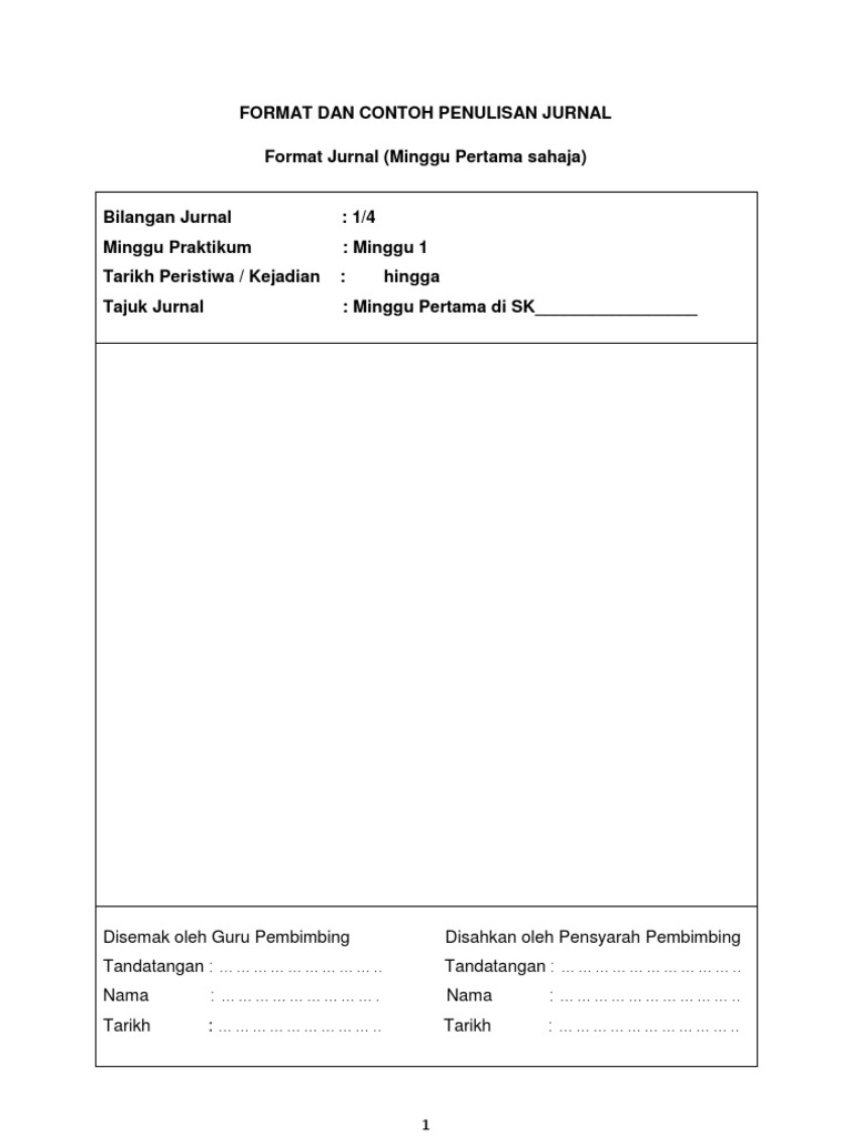 Detail Contoh Bentuk Jurnal Nomer 30