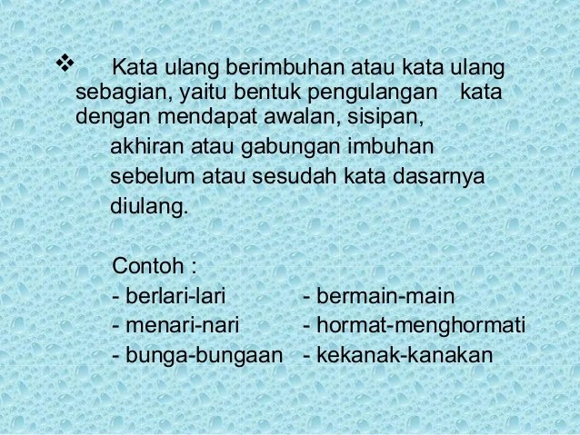 Detail Contoh Bentuk Kata Nomer 25