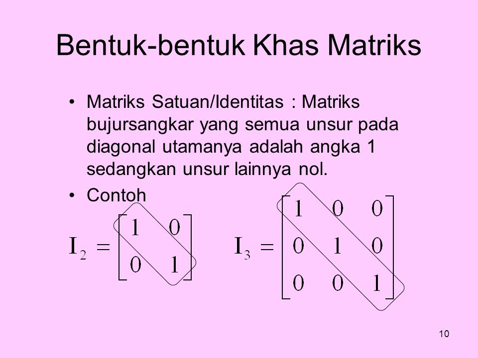 Detail Contoh Bentuk Matriks Nomer 51