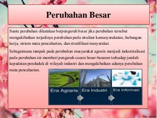 Detail Contoh Bentuk Perubahan Sosial Nomer 28