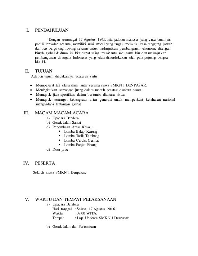 Detail Contoh Bentuk Proposal Nomer 12