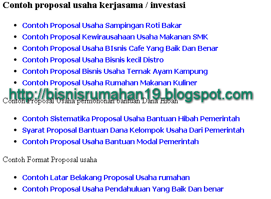 Detail Contoh Bentuk Proposal Nomer 43