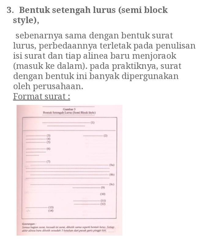 Detail Contoh Bentuk Surat Setengah Lurus Nomer 27