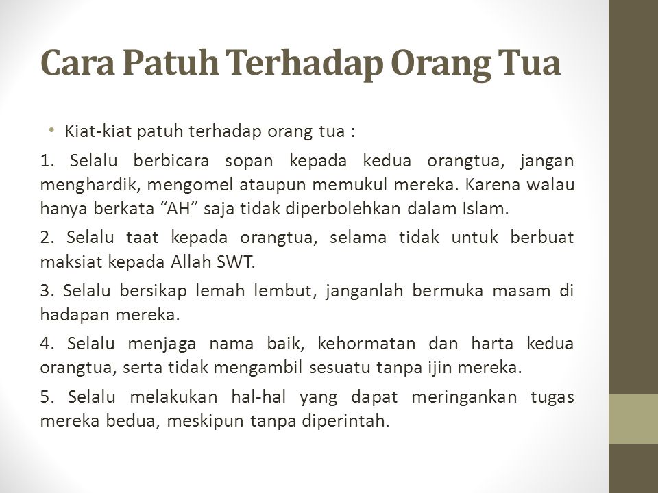 Detail Contoh Berbakti Kepada Orang Tua Nomer 31