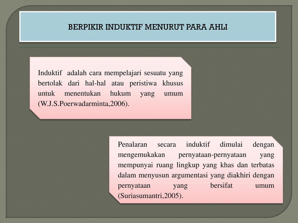 Detail Contoh Berfikir Induktif Nomer 15