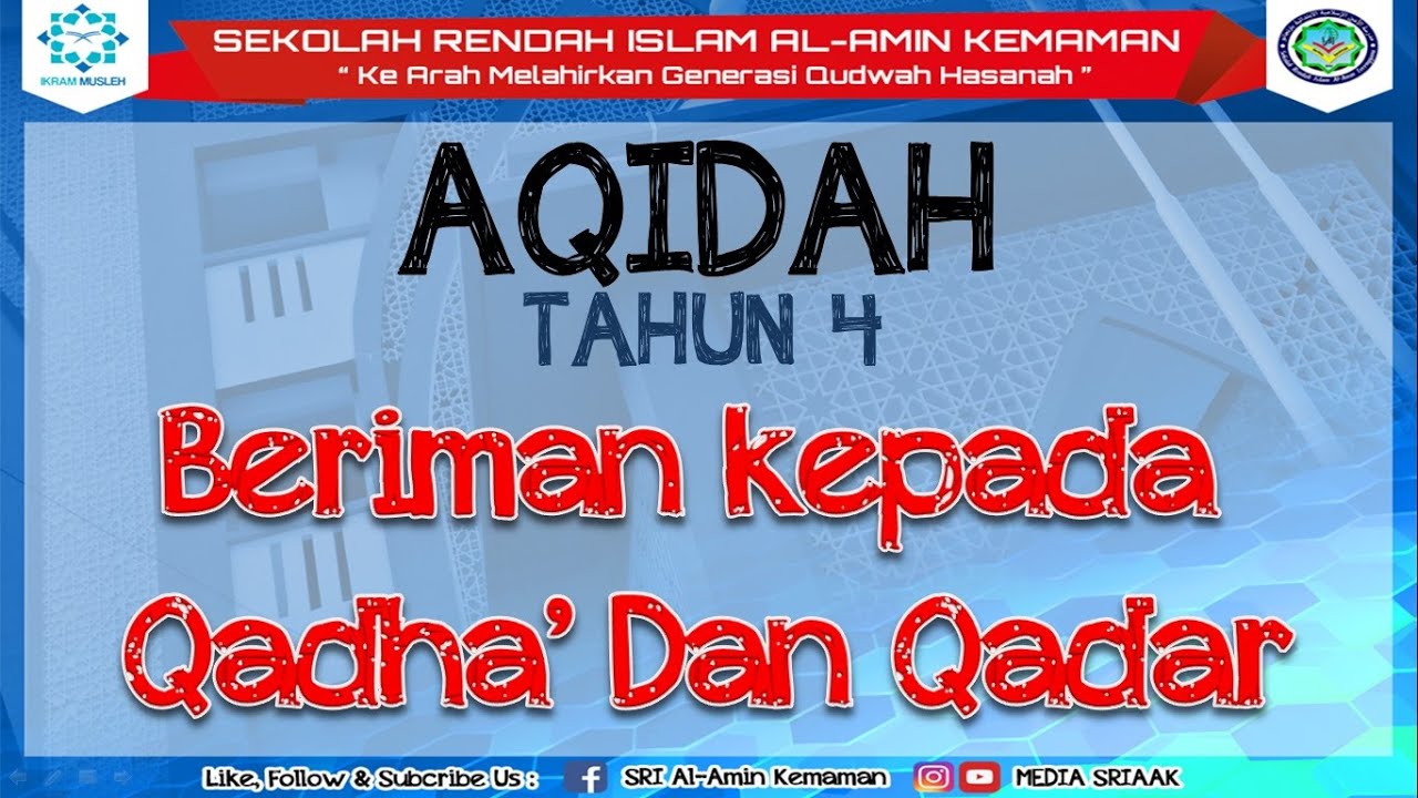 Detail Contoh Beriman Kepada Qada Dan Qadar Nomer 45