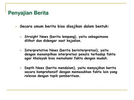 Detail Contoh Berita Depth News Nomer 19