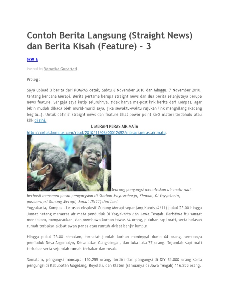 Contoh Berita Feature - KibrisPDR