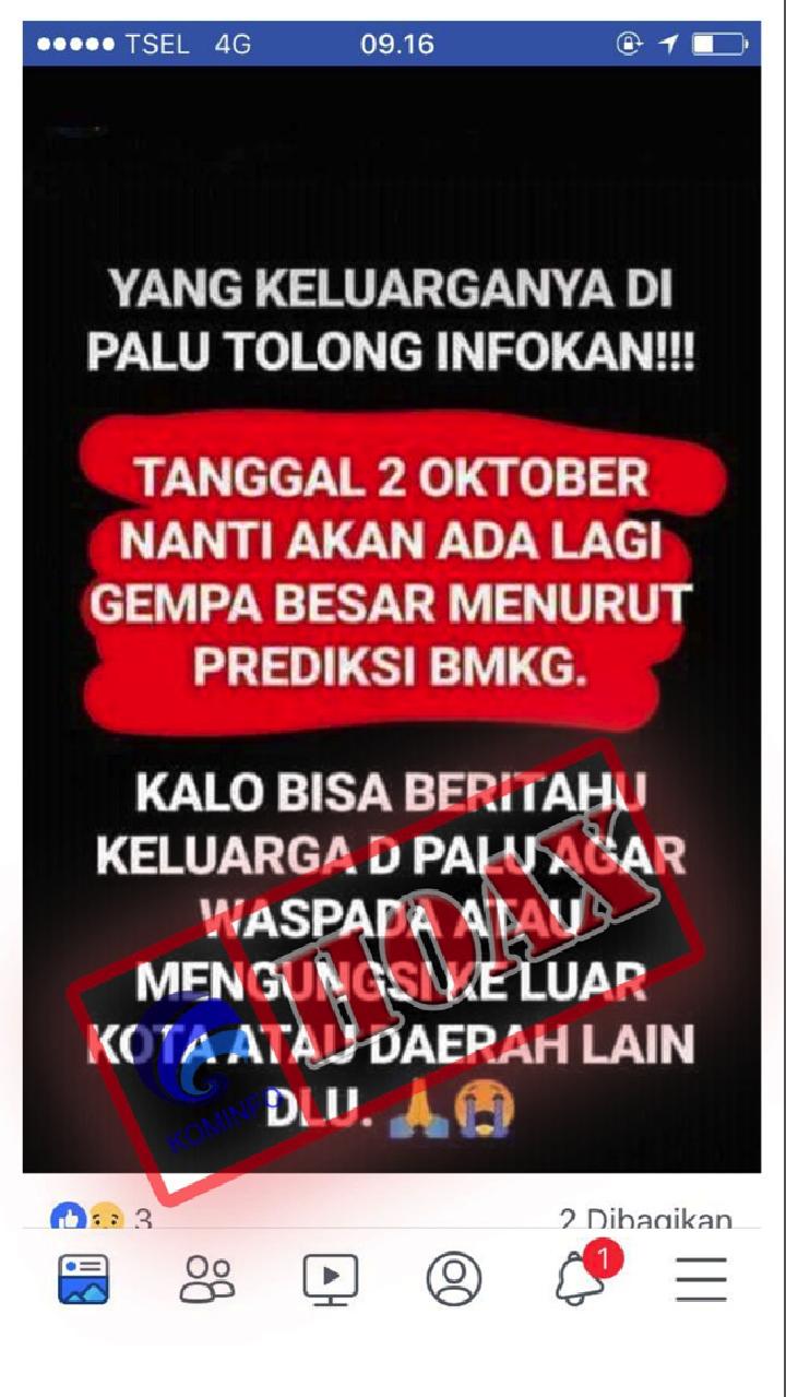 Detail Contoh Berita Hoax Nomer 2