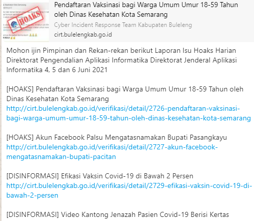 Detail Contoh Berita Hoax Nomer 11