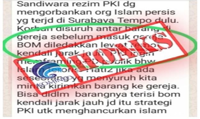 Detail Contoh Berita Hoax Nomer 15