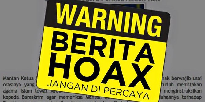 Detail Contoh Berita Hoax Nomer 16