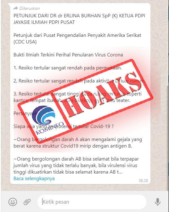 Detail Contoh Berita Hoax Nomer 3