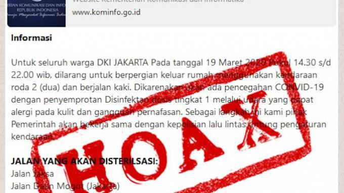 Detail Contoh Berita Hoax Nomer 23