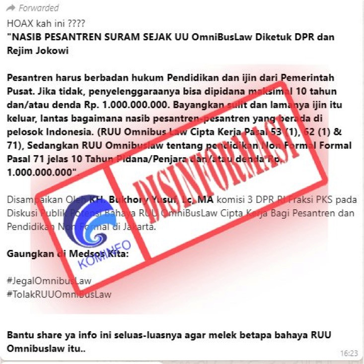 Detail Contoh Berita Hoax Nomer 4