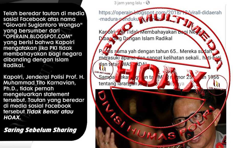 Detail Contoh Berita Hoax Nomer 31