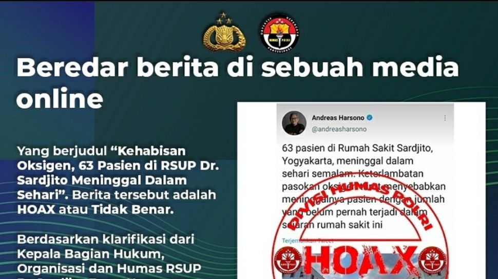 Detail Contoh Berita Hoax Nomer 6