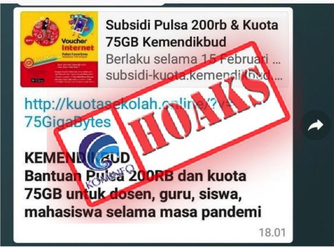 Detail Contoh Berita Hoax Nomer 7