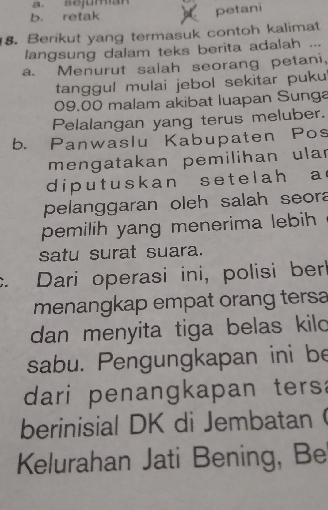 Detail Contoh Berita Langsung Nomer 6