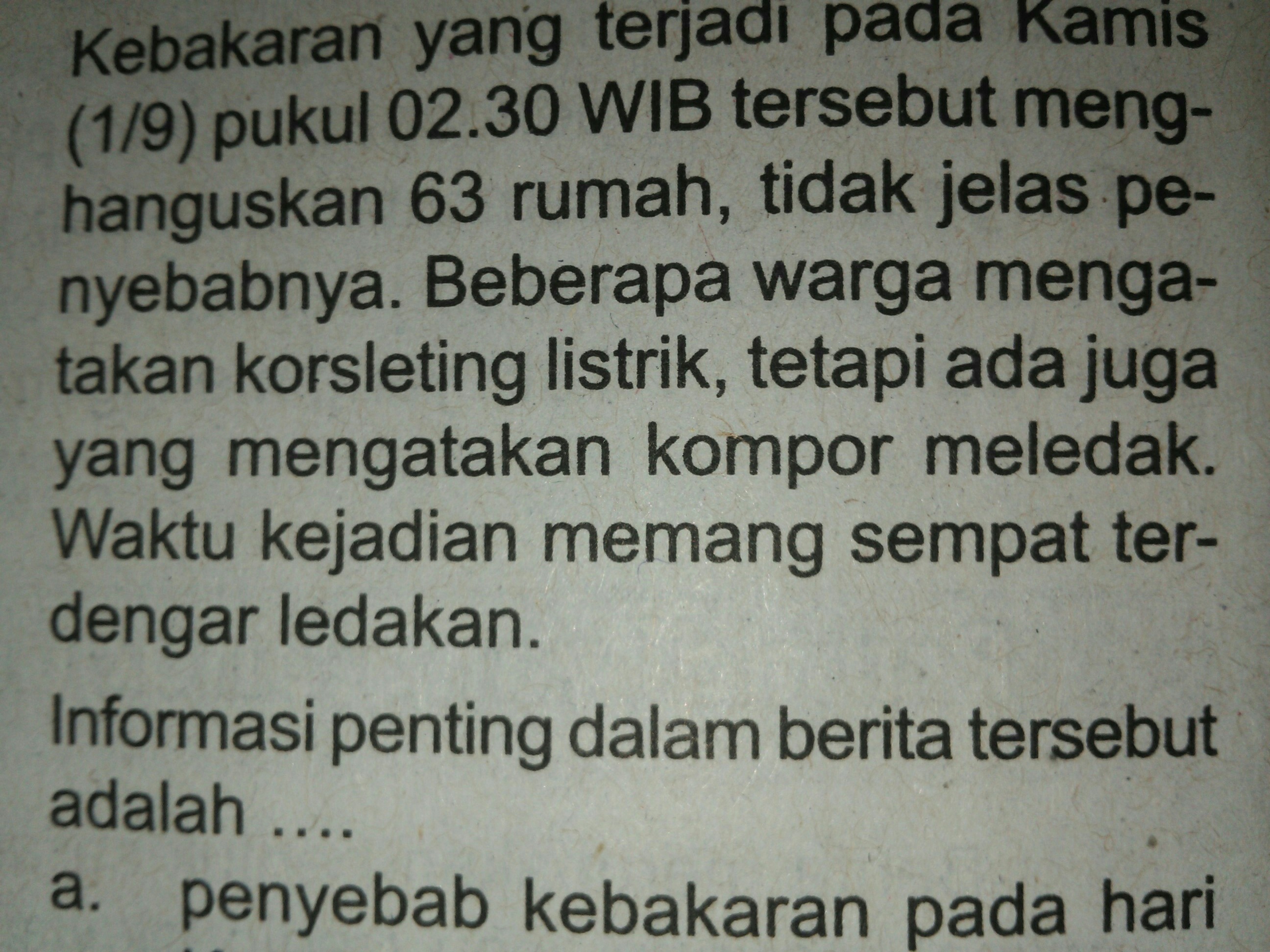 Detail Contoh Berita Tentang Kebakaran Nomer 3