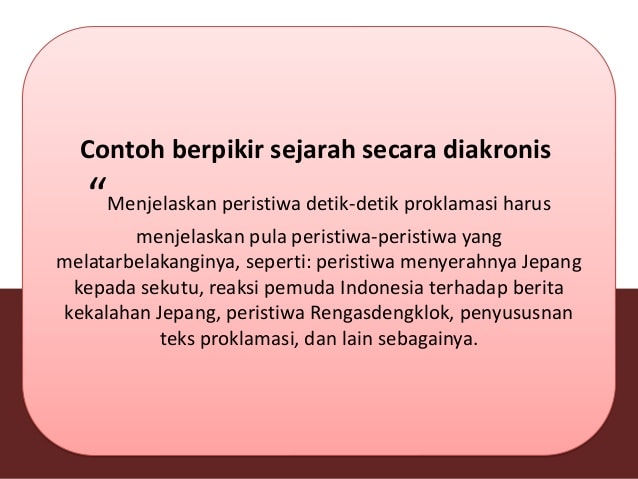 Detail Contoh Berpikir Diakronik Nomer 11