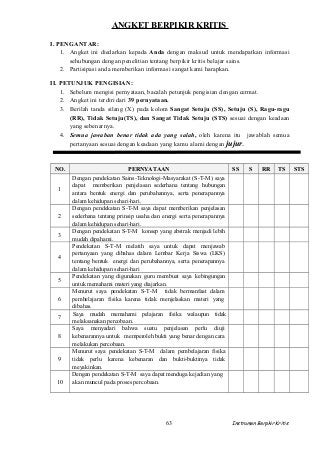 Detail Contoh Berpikir Kritis Nomer 20