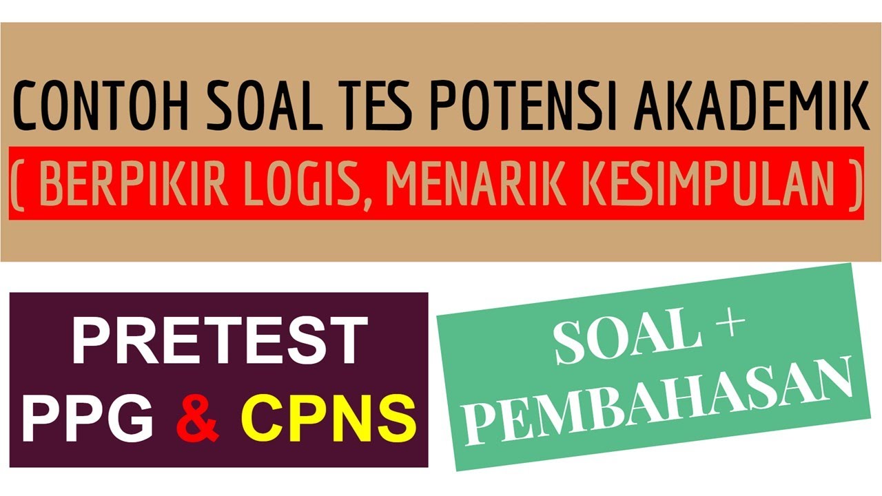 Detail Contoh Berpikir Logis Nomer 27