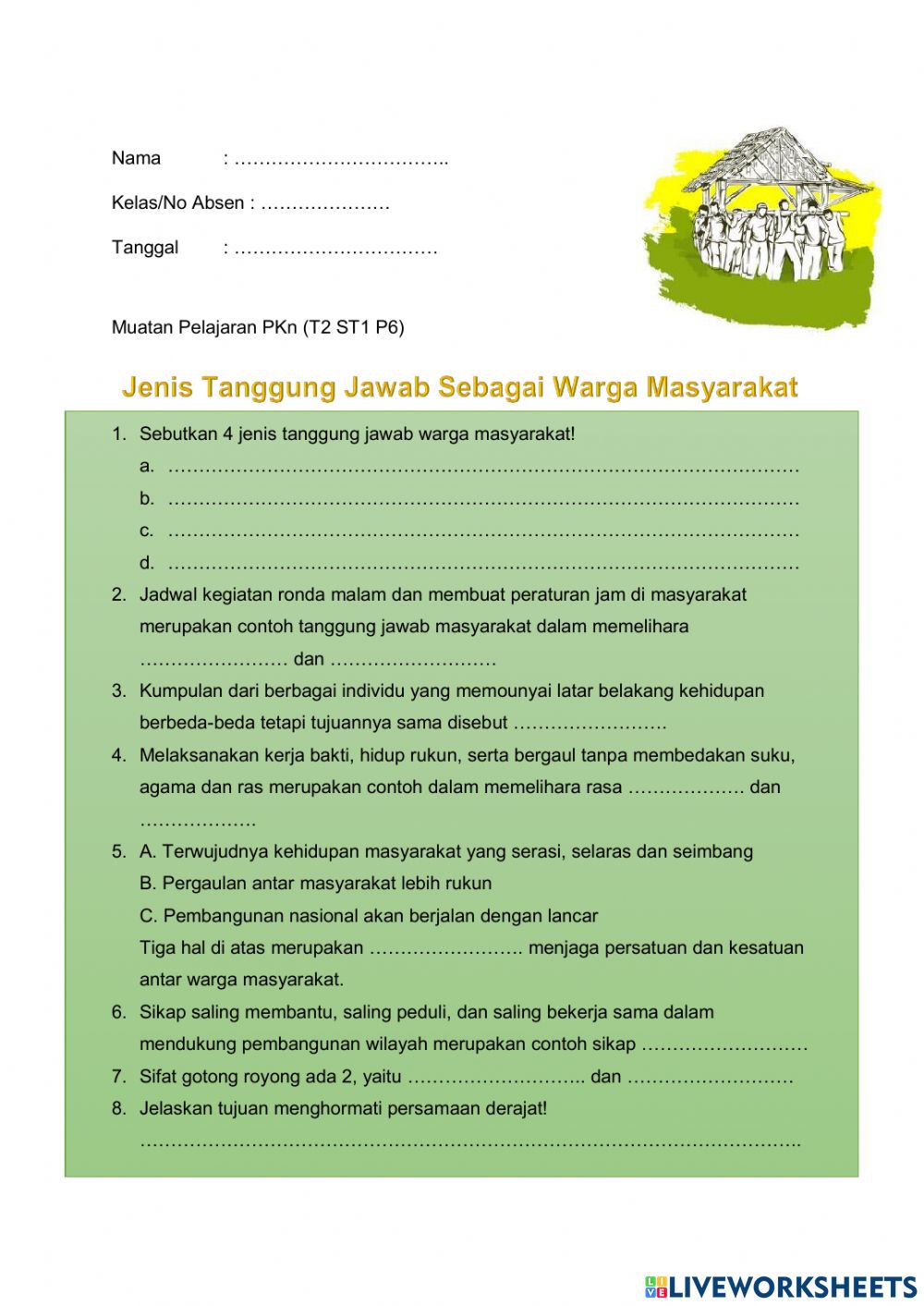 Detail Contoh Bertanggung Jawab Nomer 51