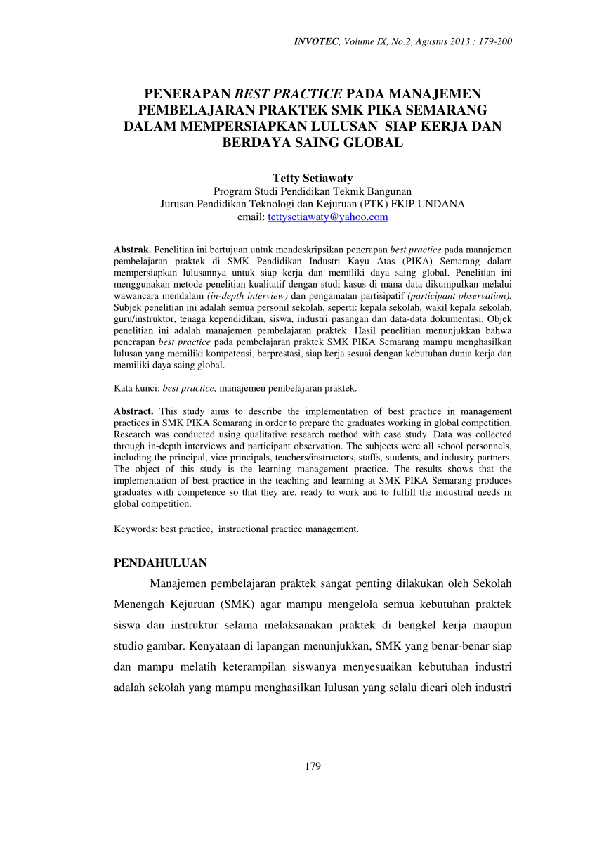 Detail Contoh Best Practice Nomer 27