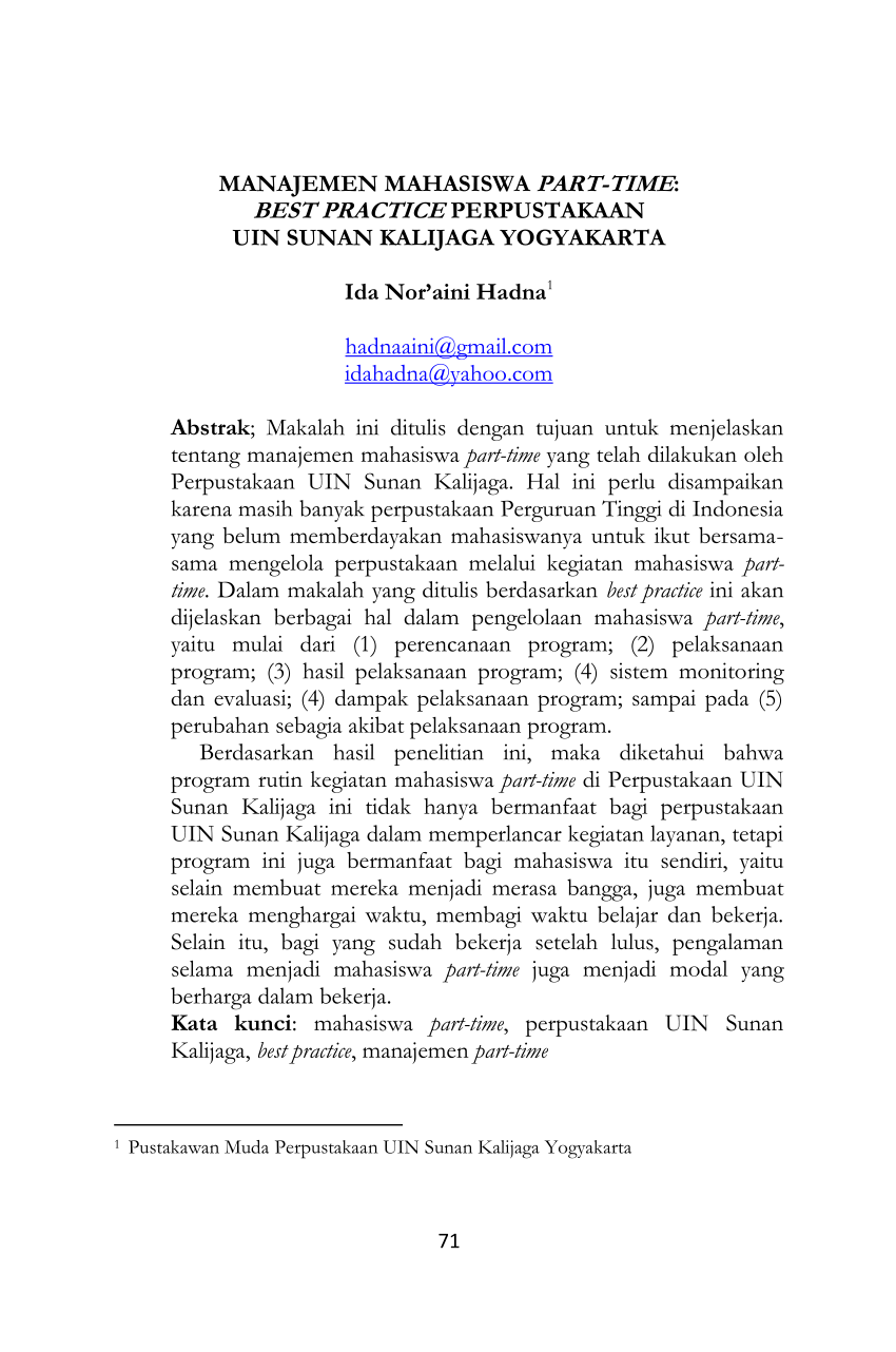 Detail Contoh Best Practice Nomer 54