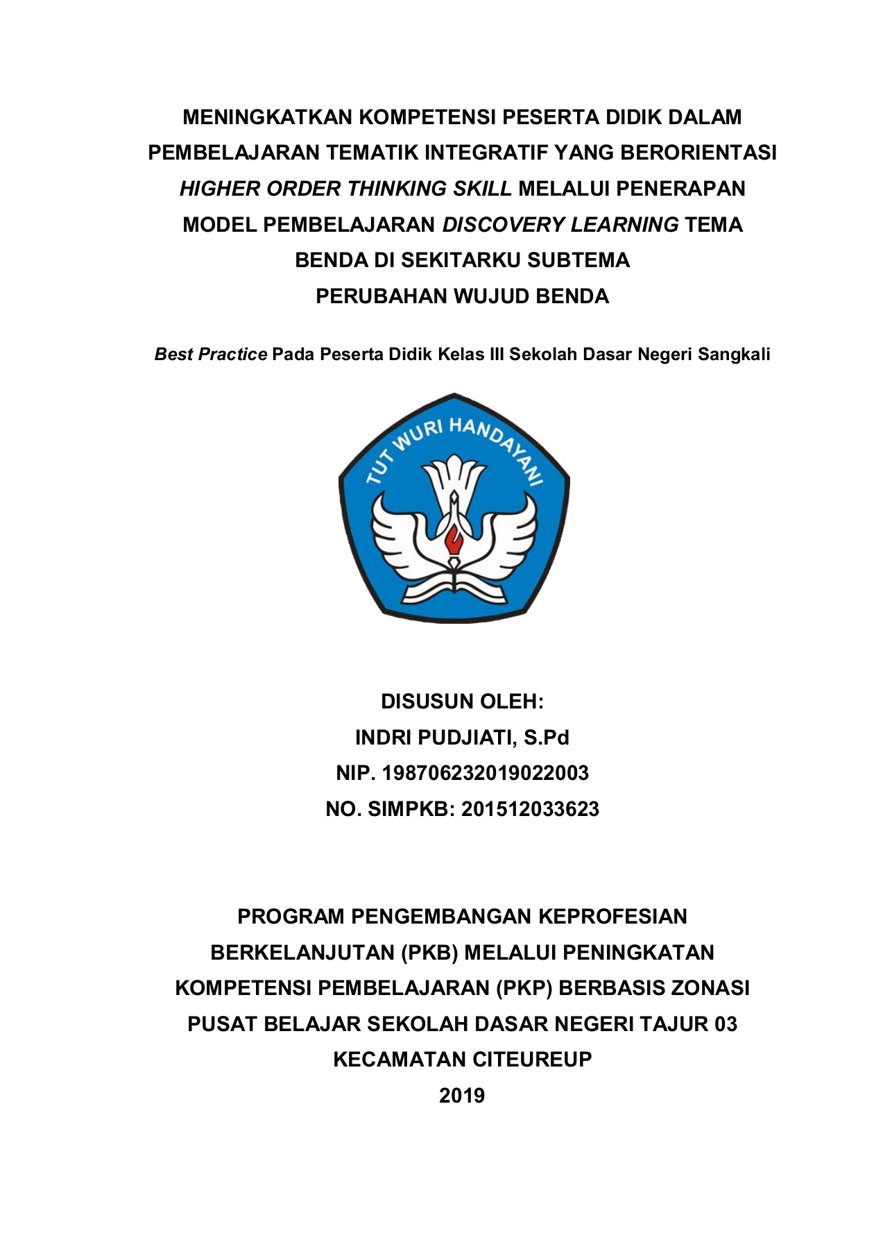Contoh best practice guru sd 56 koleksi gambar