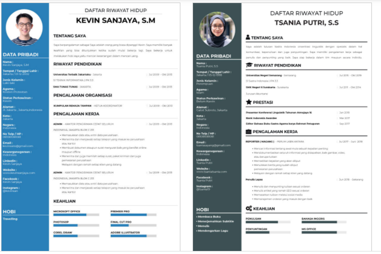 Detail Contoh Bikin Cv Nomer 11