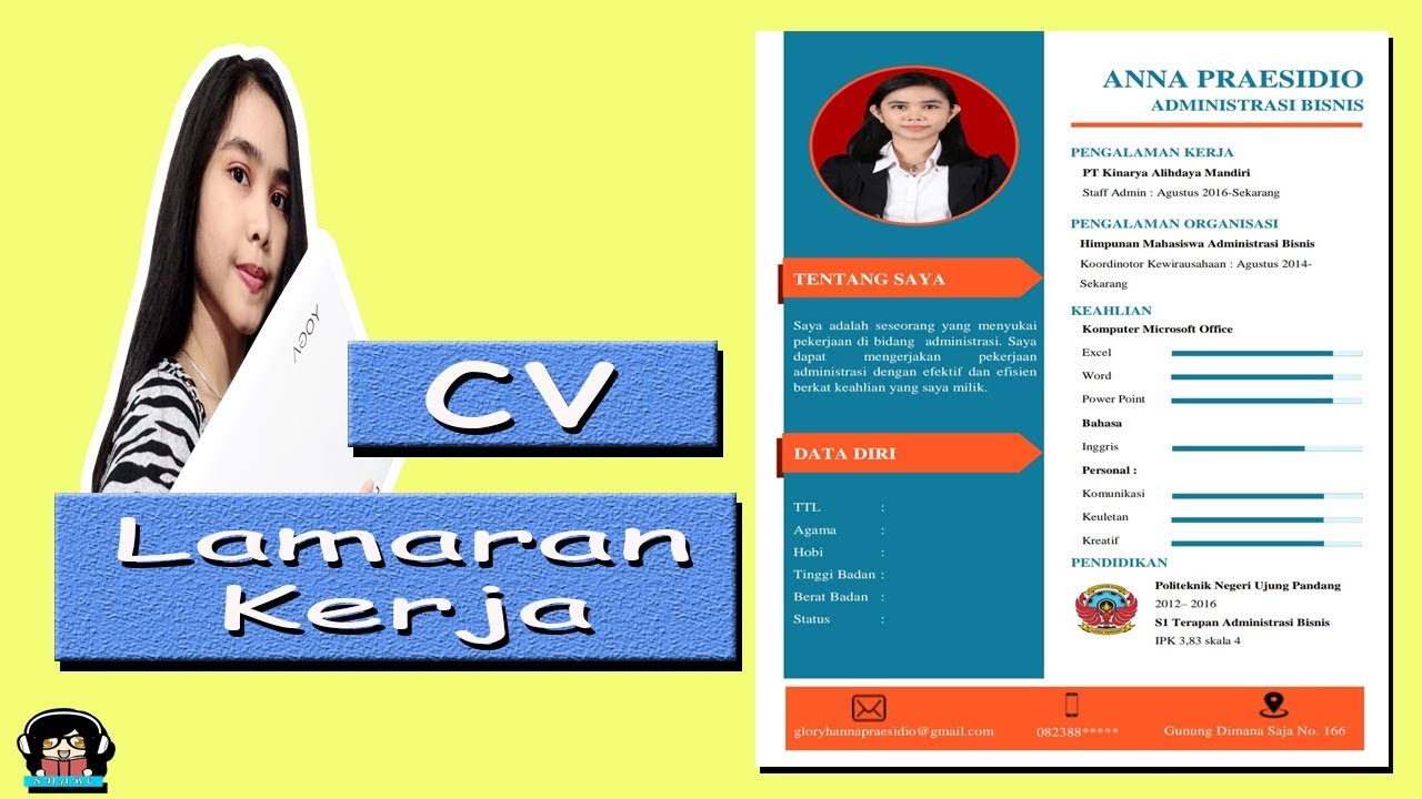 Detail Contoh Bikin Cv Lamaran Kerja Nomer 48