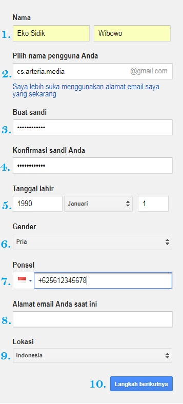 Detail Contoh Bikin Email Baru Nomer 17